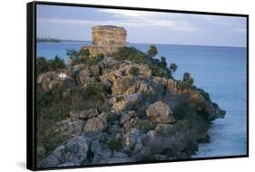 God of Winds Temple, Tulum, Quintana Roo, Mexico-null-Framed Stretched Canvas