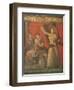 God Pan with Pipe and Female Panisk with Deer, Fresco, Villa of the Mysteries, Pompeii, Italy-null-Framed Giclee Print