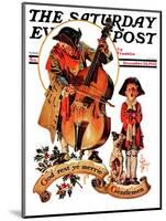 "God Rest Ye Merrie Gentlemen," Saturday Evening Post Cover, December 24, 1932-Joseph Christian Leyendecker-Mounted Giclee Print