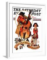 "God Rest Ye Merrie Gentlemen," Saturday Evening Post Cover, December 24, 1932-Joseph Christian Leyendecker-Framed Giclee Print