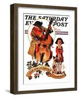 "God Rest Ye Merrie Gentlemen," Saturday Evening Post Cover, December 24, 1932-Joseph Christian Leyendecker-Framed Giclee Print