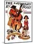 "God Rest Ye Merrie Gentlemen," Saturday Evening Post Cover, December 24, 1932-Joseph Christian Leyendecker-Mounted Giclee Print