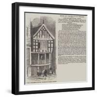 God's Providence House, Watergate-Street, Chester-null-Framed Giclee Print
