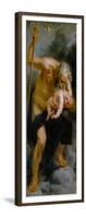 God Saturn Devouring His Son, Painted for the Torre De La Parada-Peter Paul Rubens-Framed Giclee Print