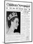 God Save Our Gracious Queen, Front Page of 'The Children's Newspaper', 1953-English School-Mounted Premium Giclee Print
