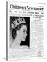God Save Our Gracious Queen, Front Page of 'The Children's Newspaper', 1953-English School-Stretched Canvas