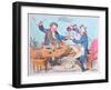 God Save the King- in a Bumper, or an Evening Scene Three Times a Week at Wimbleton-James Gillray-Framed Giclee Print