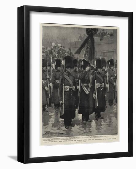 God Save the King-Frederic De Haenen-Framed Giclee Print