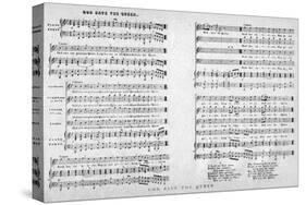 God Save the Queen, Sheet Music, 1900-null-Stretched Canvas