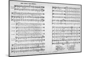 God Save the Queen, Sheet Music, 1900-null-Mounted Giclee Print