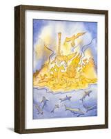 God Saw That His Creation Was Good and Continues to Care for It, 2004-Elizabeth Wang-Framed Giclee Print