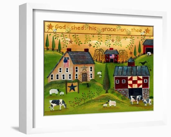 God Shed His Grace on Thee Lang 2018-Cheryl Bartley-Framed Giclee Print