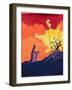 God Speaks to Moses from the Burning Bush, 2004-Elizabeth Wang-Framed Giclee Print