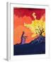 God Speaks to Moses from the Burning Bush, 2004-Elizabeth Wang-Framed Giclee Print