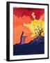 God Speaks to Moses from the Burning Bush, 2004-Elizabeth Wang-Framed Giclee Print