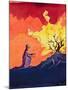 God Speaks to Moses from the Burning Bush, 2004-Elizabeth Wang-Mounted Giclee Print