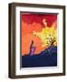 God Speaks to Moses from the Burning Bush, 2004-Elizabeth Wang-Framed Giclee Print