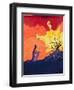 God Speaks to Moses from the Burning Bush, 2004-Elizabeth Wang-Framed Giclee Print