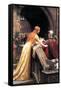 God Speed Fair Knight-Edmund Blair Leighton-Framed Stretched Canvas