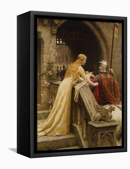 God Speed-Edmund Blair Leighton-Framed Stretched Canvas