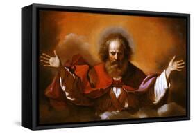 God the Eternal Father (Inv 130)-Guercino (Giovanni Francesco Barbieri)-Framed Stretched Canvas