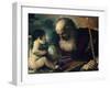 God the Father and Angel, 1620-Guercino-Framed Giclee Print