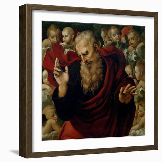 God the Father Blessing-Raphael-Framed Giclee Print