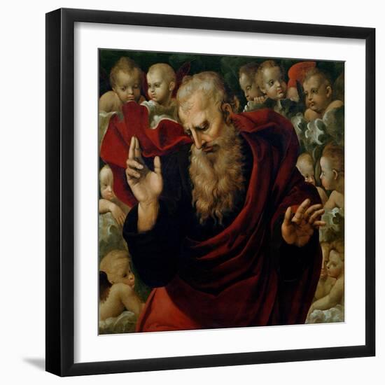 God the Father Blessing-Raphael-Framed Giclee Print