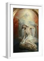 God the Father Lamenting over the Dead Christ-Vladimir Lukich Borovikovsky-Framed Giclee Print