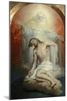 God the Father Lamenting over the Dead Christ-Vladimir Lukich Borovikovsky-Mounted Giclee Print