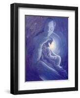 God the Father Loves Us as His Children with a Tender and Unfailing Love, 2000-Elizabeth Wang-Framed Premium Giclee Print