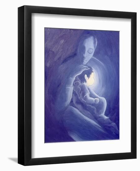 God the Father Loves Us as His Children with a Tender and Unfailing Love, 2000-Elizabeth Wang-Framed Premium Giclee Print