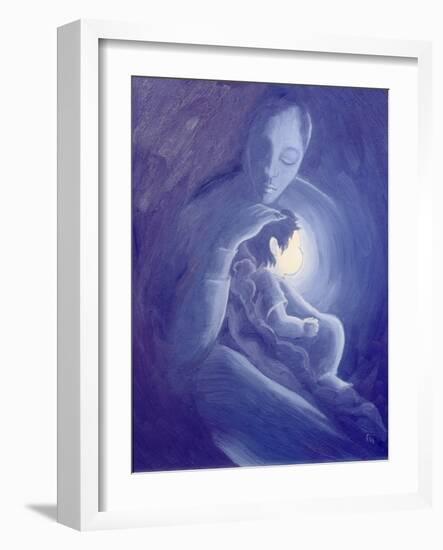 God the Father Loves Us as His Children with a Tender and Unfailing Love, 2000-Elizabeth Wang-Framed Giclee Print