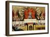 God the Father Surrounded by Angels, Altarpiece from Verdu, 1432-34-Jaume Ferrer II-Framed Giclee Print