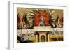 God the Father Surrounded by Angels, Altarpiece from Verdu, 1432-34-Jaume Ferrer II-Framed Giclee Print