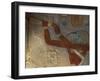 God Thoth Purifying Hetsheput at the Karnak Temple, Egypt-Claudia Adams-Framed Photographic Print