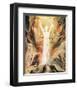 God Writing the Commandments Boards-William Blake-Framed Premium Giclee Print