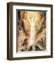 God Writing the Commandments Boards-William Blake-Framed Premium Giclee Print