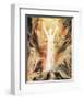 God Writing the Commandments Boards-William Blake-Framed Premium Giclee Print