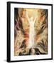 God Writing the Commandments Boards-William Blake-Framed Premium Giclee Print