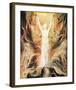 God Writing the Commandments Boards-William Blake-Framed Premium Giclee Print