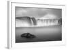 Godafoss Panorama 1-Moises Levy-Framed Photographic Print