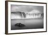 Godafoss Panorama 1-Moises Levy-Framed Photographic Print