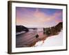 Godafoss Waterfall at Sunrise, Iceland, Polar Regions-Christian Kober-Framed Photographic Print