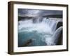 Godafoss Waterfall (Fall of the Gods), Between Akureyri and Myvatn, (Nordurland), Iceland-Patrick Dieudonne-Framed Photographic Print