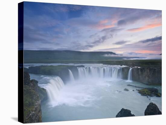 Godafoss Waterfall, Iceland-Michele Falzone-Stretched Canvas