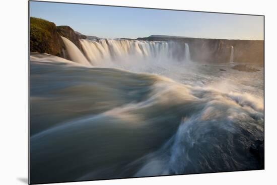 Godafoss Waterfall on the Skjalfandafljot River, Thingeyjarsyslur, Iceland, July 2009-Bergmann-Mounted Photographic Print