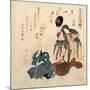 Godaime Iwayahanshiro No Fujimusume to Sandaime Bandomitsugoro No Zato-Yanagawa Shigenobu-Mounted Giclee Print