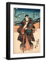 Godaime Matsumoto Koshiro No Kudo Saemon No Suke-Utagawa Toyokuni-Framed Giclee Print