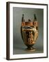 Goddess Aphrodite Looking into Mirror, Vase, Sicilian-Italian manufacture, 4th century BC Greek-null-Framed Photographic Print